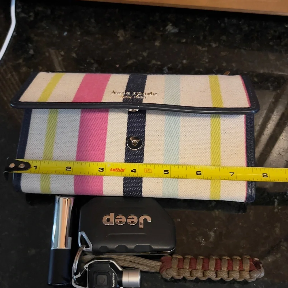 NWT Kate Spade Roulette Breezy Stripe Crossbody Shoulder PWR00462 Top Handle